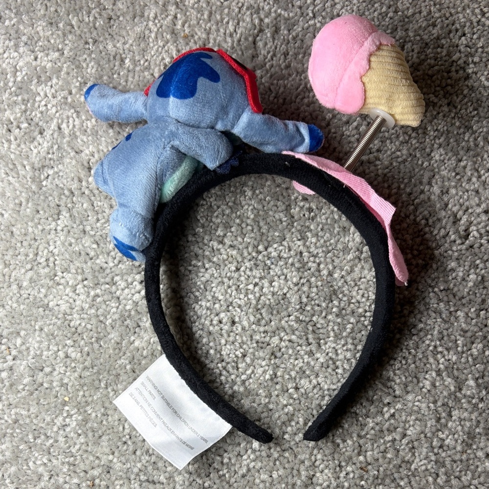 STITCH Strawberry Icecream Plush Headband - Picture 2 of 2